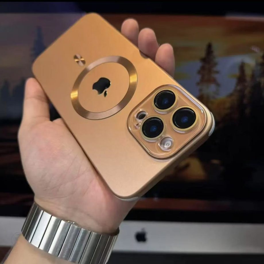 New frosted anti drop magnetic case for iPhone