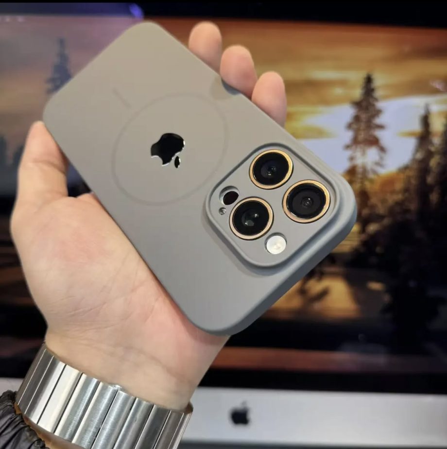 Ultra thin liquid silicone magnetic case for iPhone