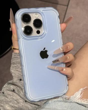 High aesthetic and glossy jelly case for iPhone