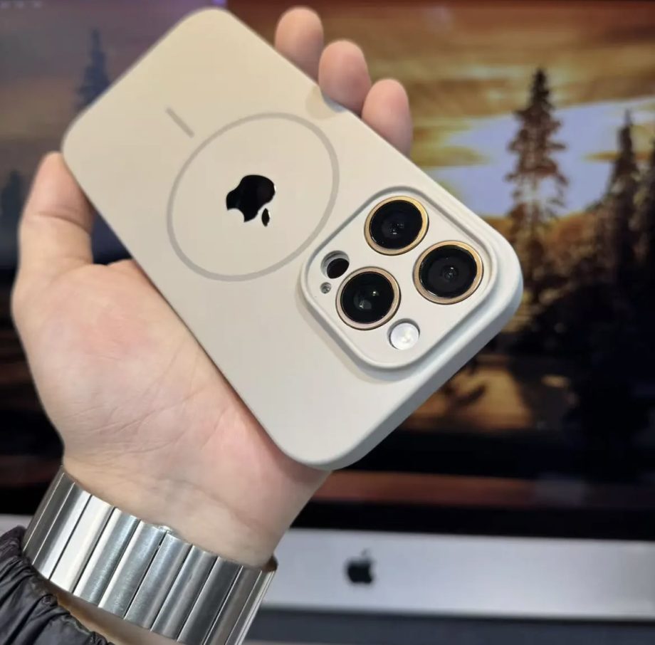Ultra thin liquid silicone magnetic case for iPhone