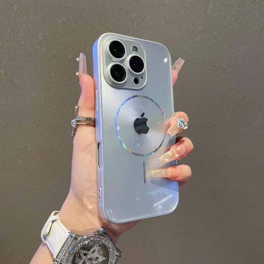 Shiny electroplated magnetic case for iPhone