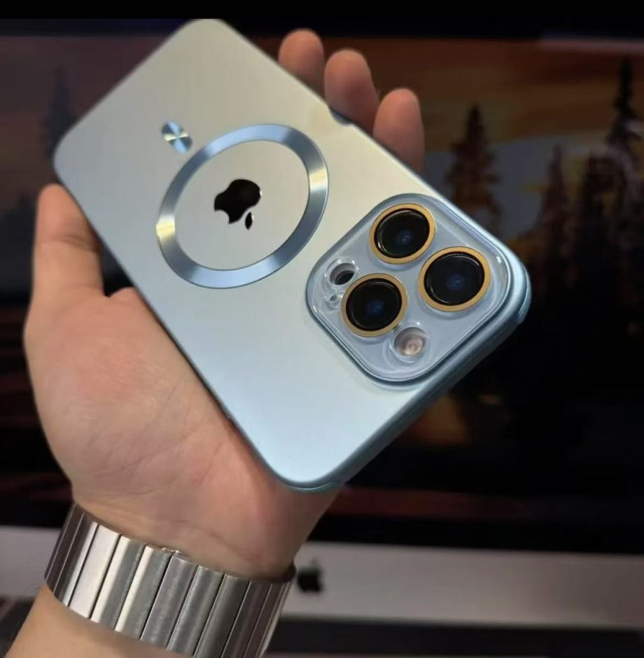 New frosted anti drop magnetic case for iPhone