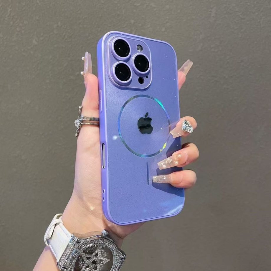 Shiny electroplated magnetic case for iPhone