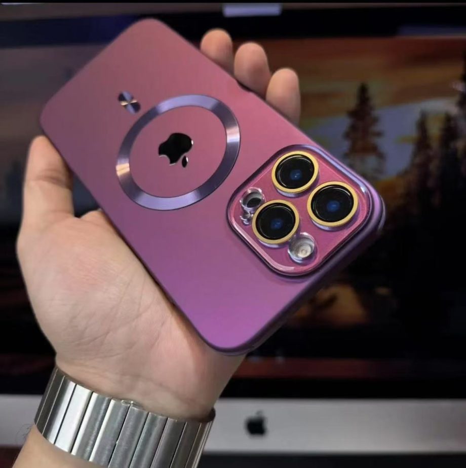 New frosted anti drop magnetic case for iPhone