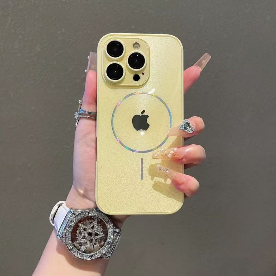 Shiny electroplated magnetic case for iPhone