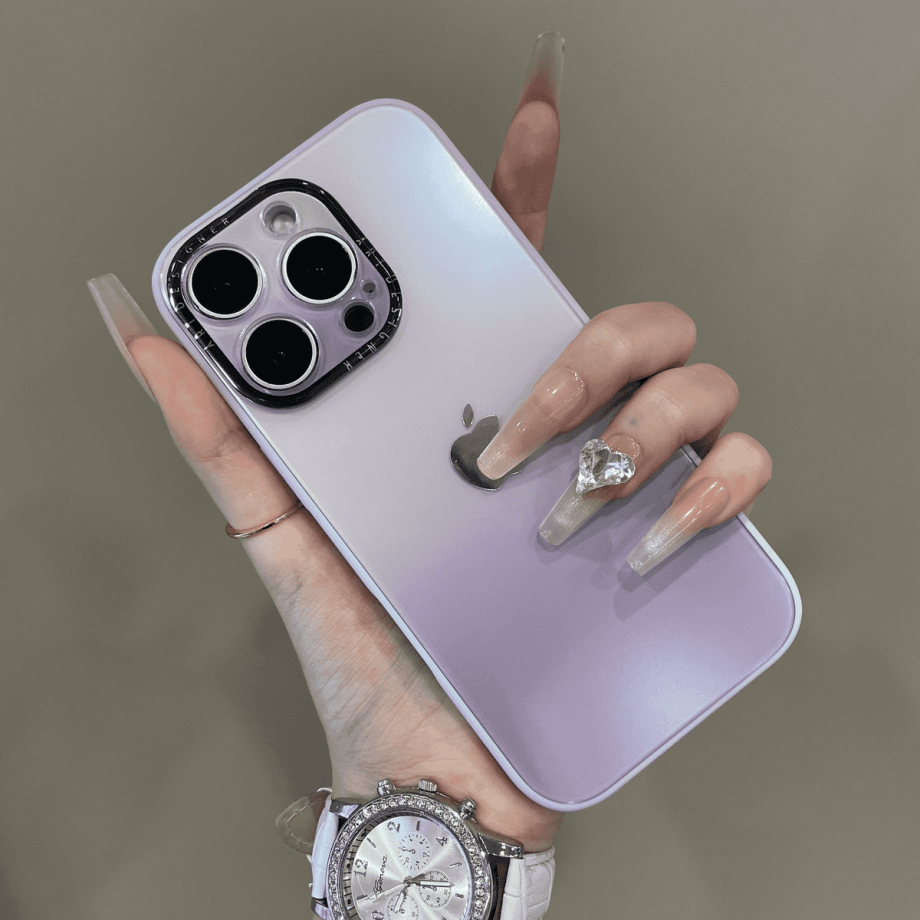 Gradient anti drop frosted case for iPhone