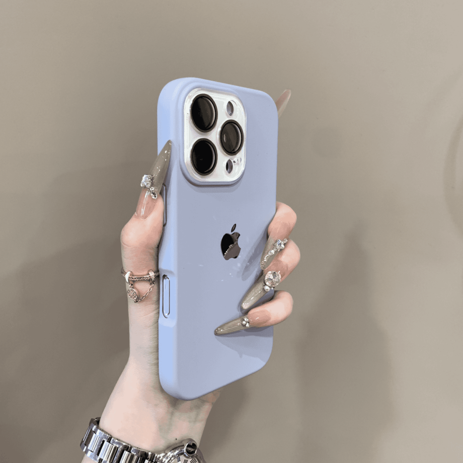 Lens protection liquid silicone case for iPhone