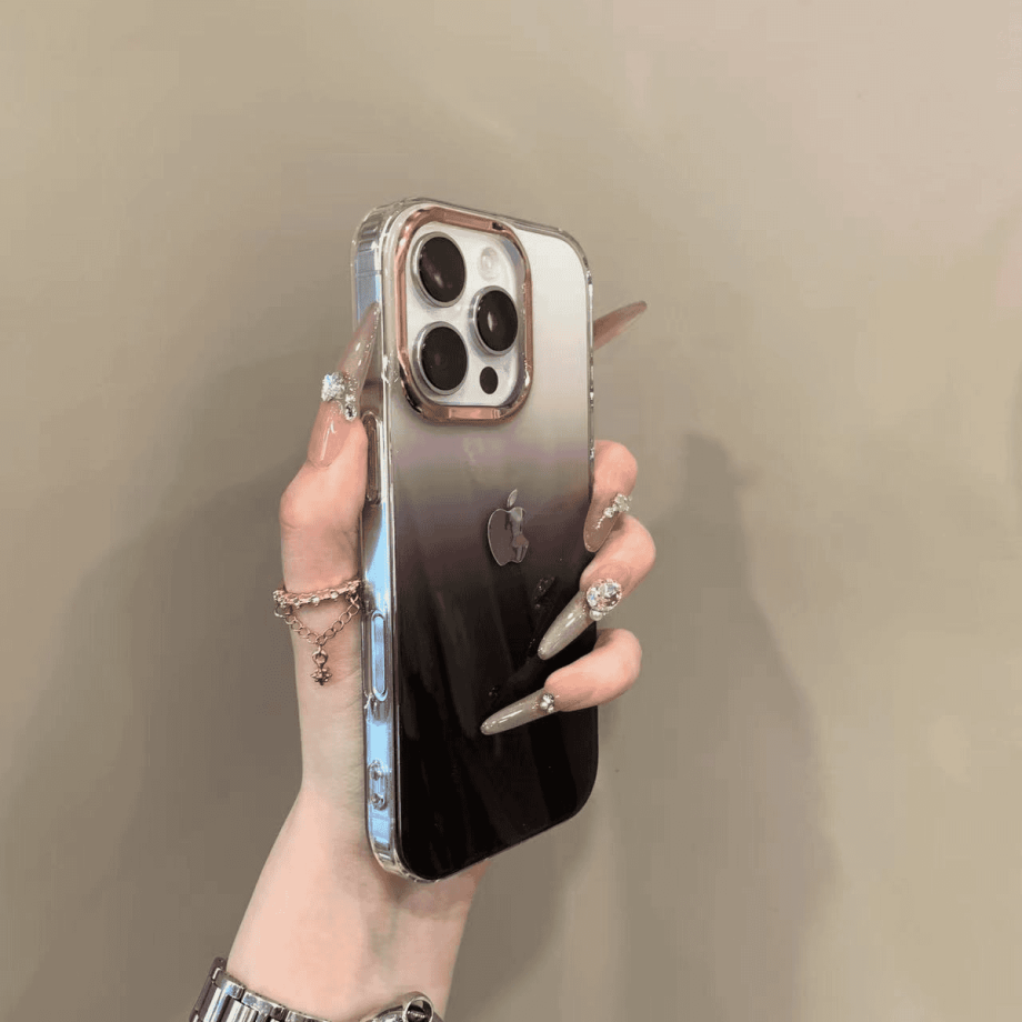 Gradient glitter case for iPhone