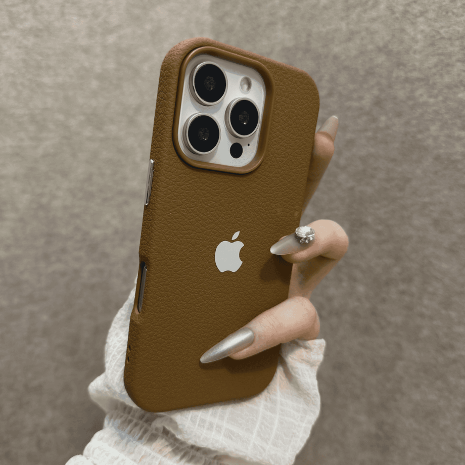 Advanced lychee patterned case for iPhone