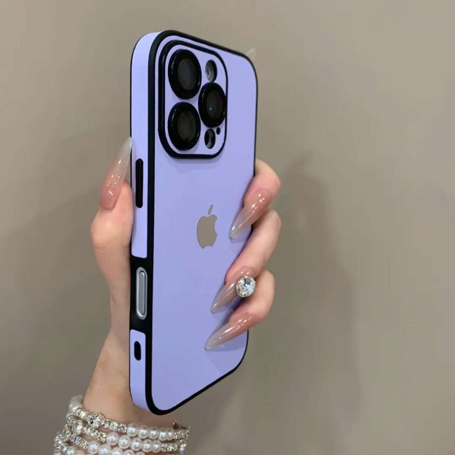All inclusive lens protection leather case for iPhone