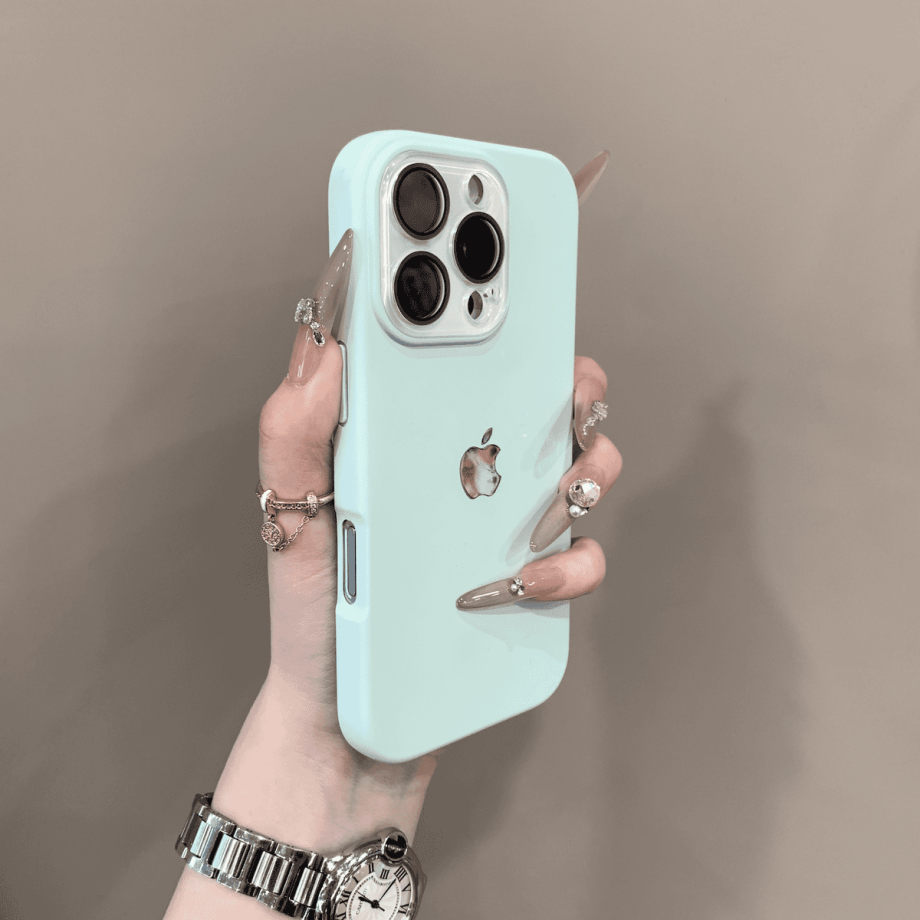 Lens protection liquid silicone case for iPhone