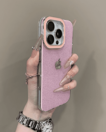 Flash powder electroplated case for iPhone