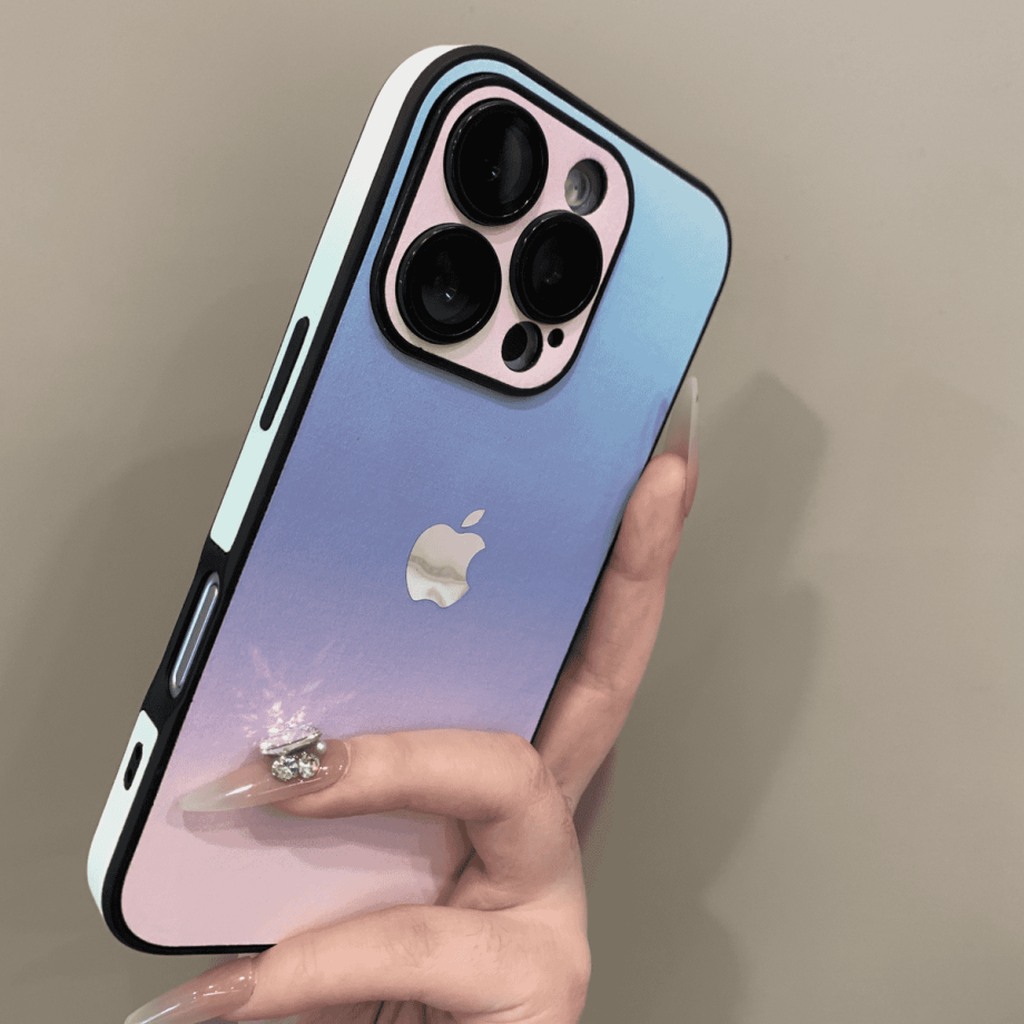 Gradient Color Lens‑Film All‑Inclusive iPhone Case