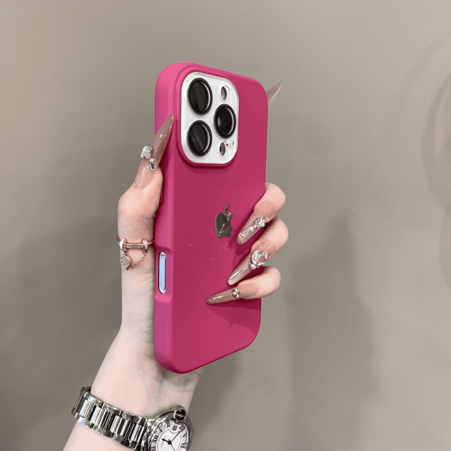 Lens protection liquid silicone case for iPhone