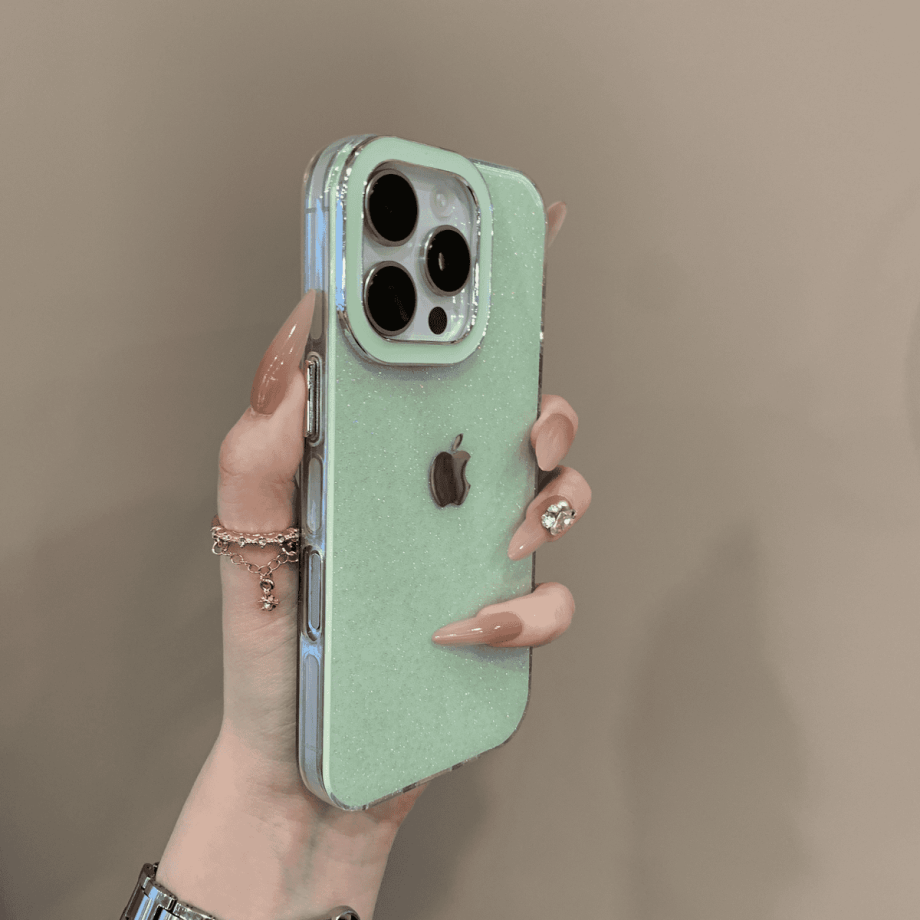 Flash powder electroplated case for iPhone