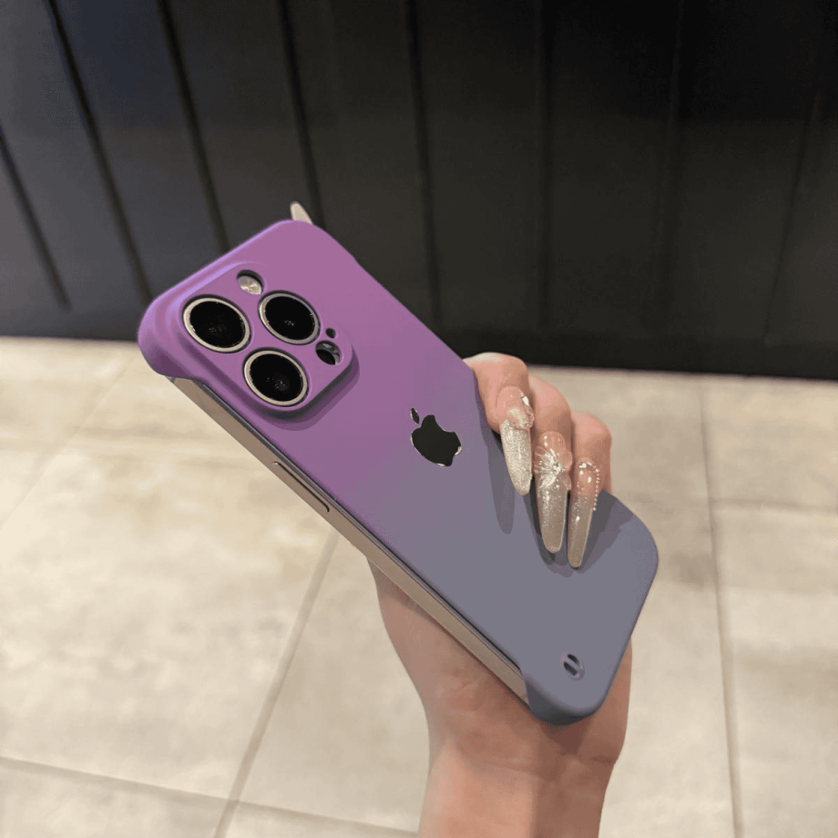 Gradient borderless case for iPhone