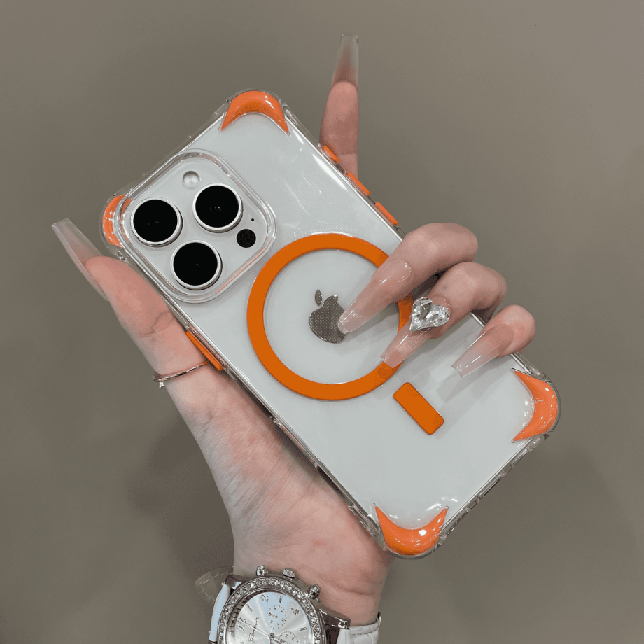 Four corner anti drop magnetic case for iPhone