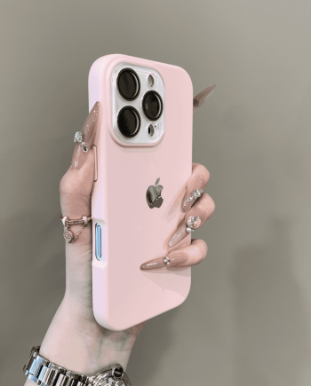 Lens protection liquid silicone case for iPhone