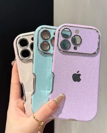 Large - window glitter case for iPhone
