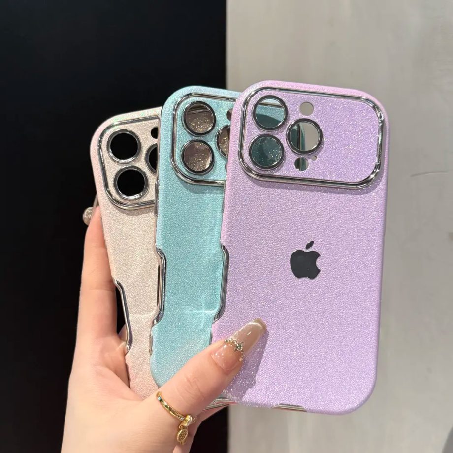 Large - window glitter case for iPhone