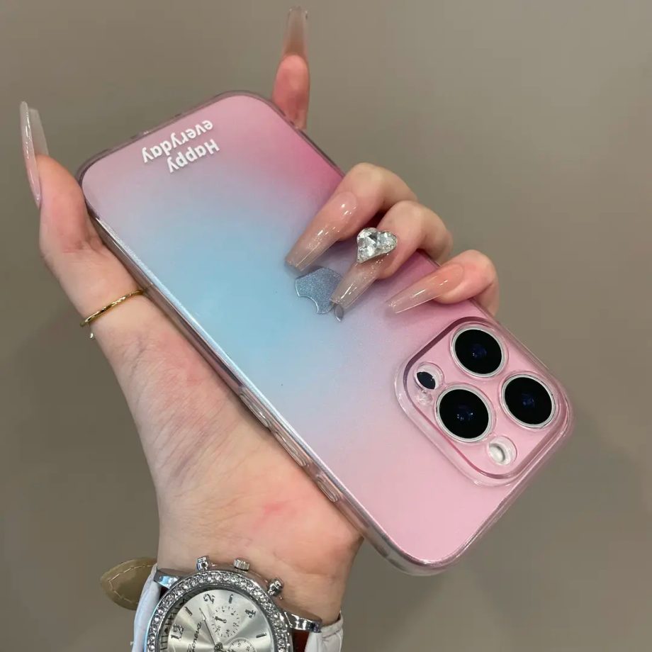 Gradient ombre creative case for iPhone