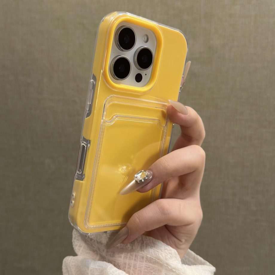 Dopamine color card photo pack case for iPhone