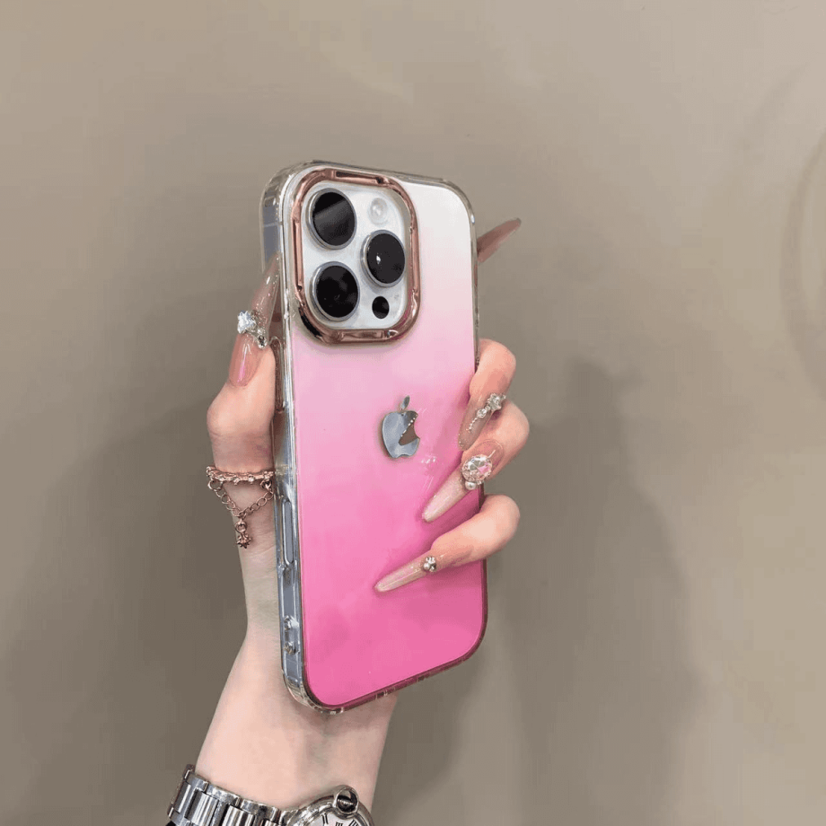 Gradient glitter case for iPhone