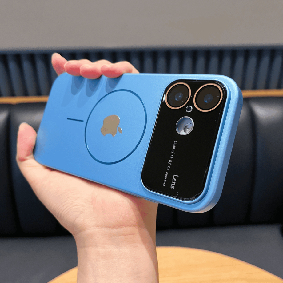 Metal magnetic skin absorbing frosted case for iPhone