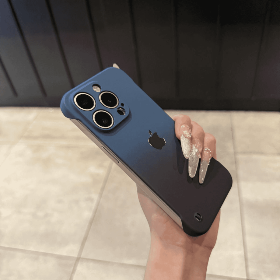 Gradient borderless case for iPhone