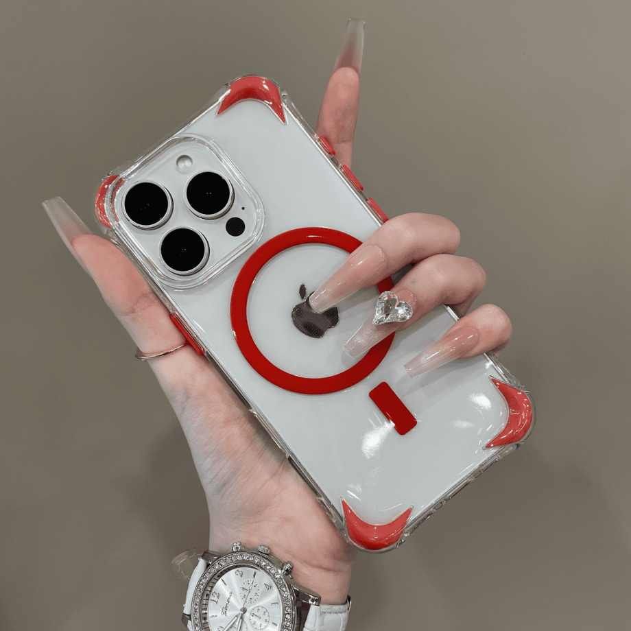Four corner anti drop magnetic case for iPhone