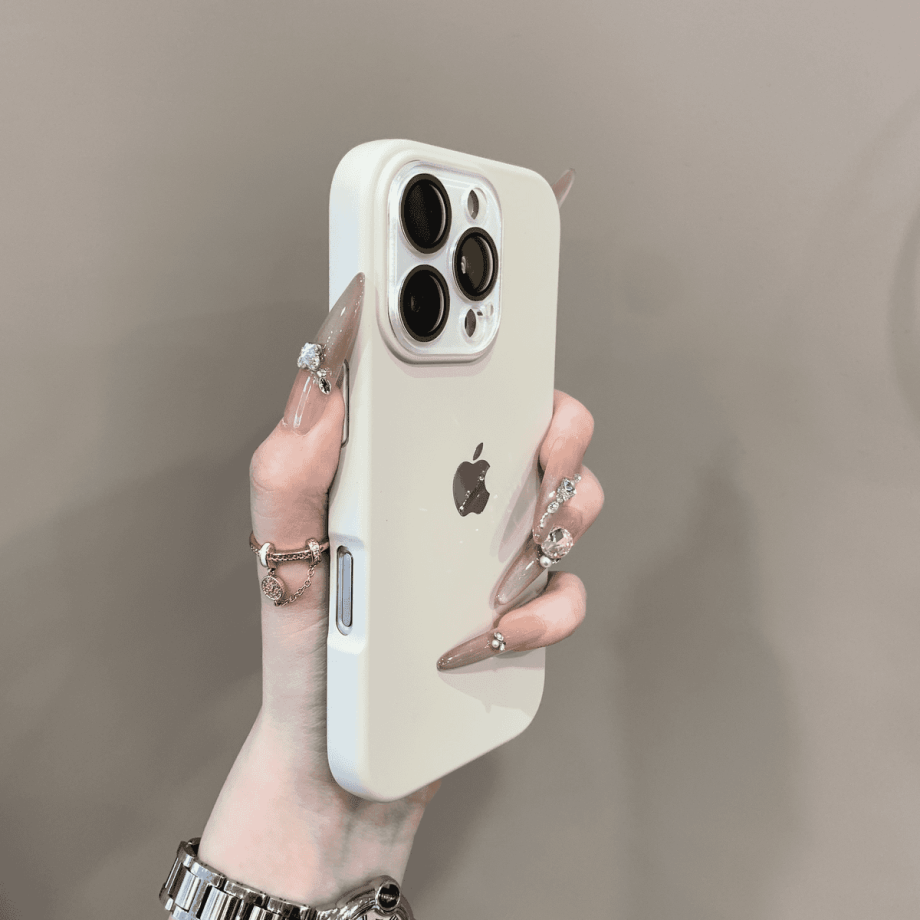 Lens protection liquid silicone case for iPhone