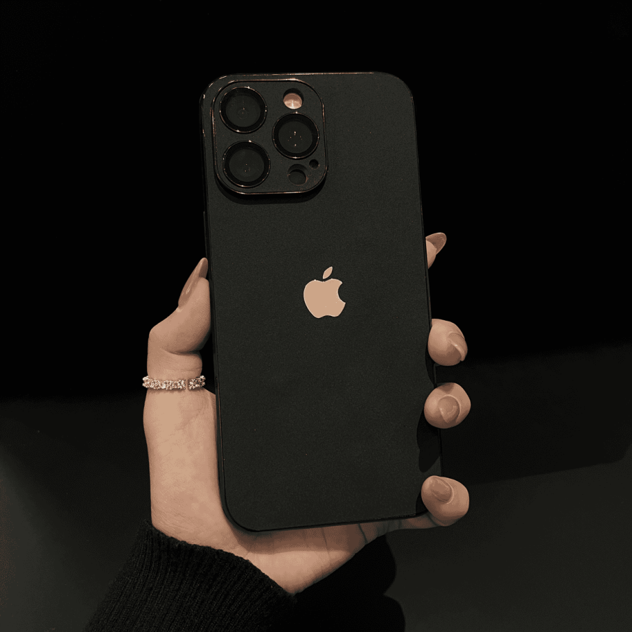 Matte glitter  anti drop case for iPhone
