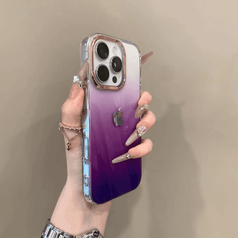Gradient glitter case for iPhone