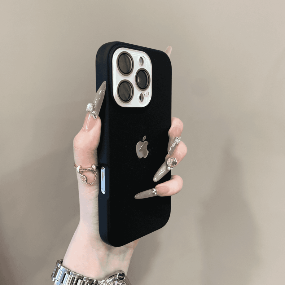 Lens protection liquid silicone case for iPhone