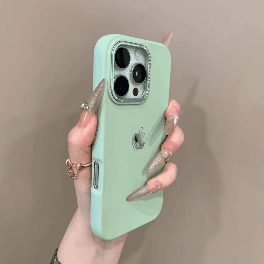 Advanced metal dot drill lens case for iPhone