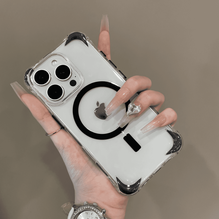 Four corner anti drop magnetic case for iPhone