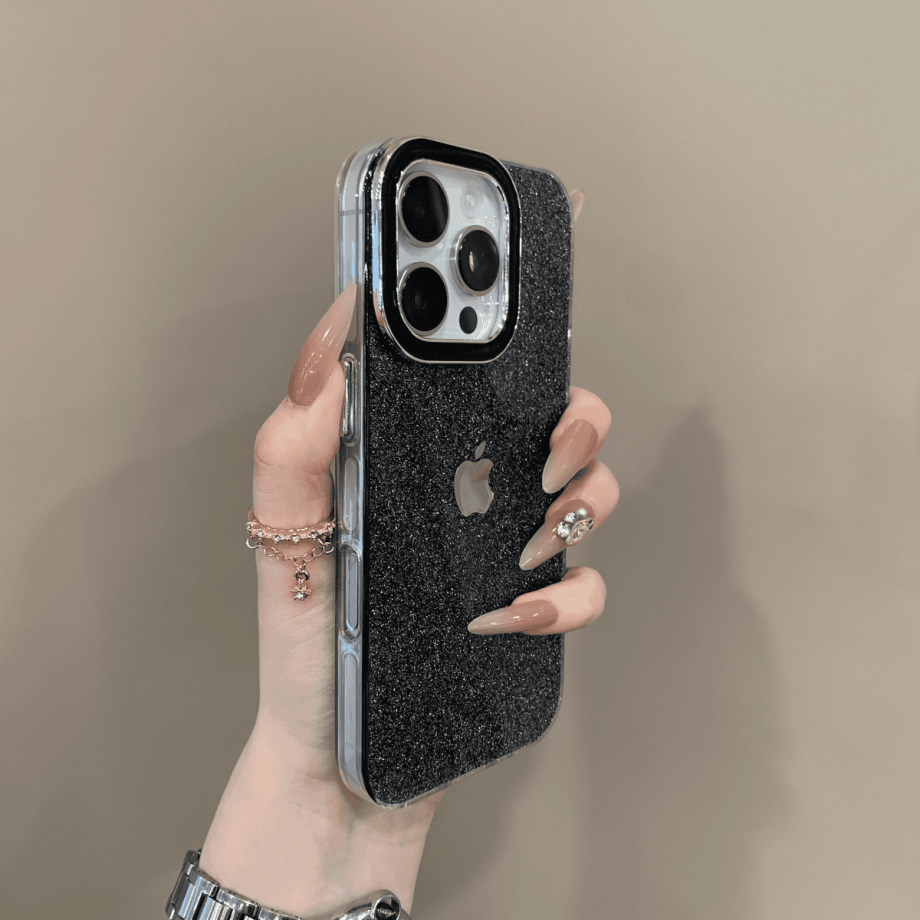 Flash powder electroplated case for iPhone