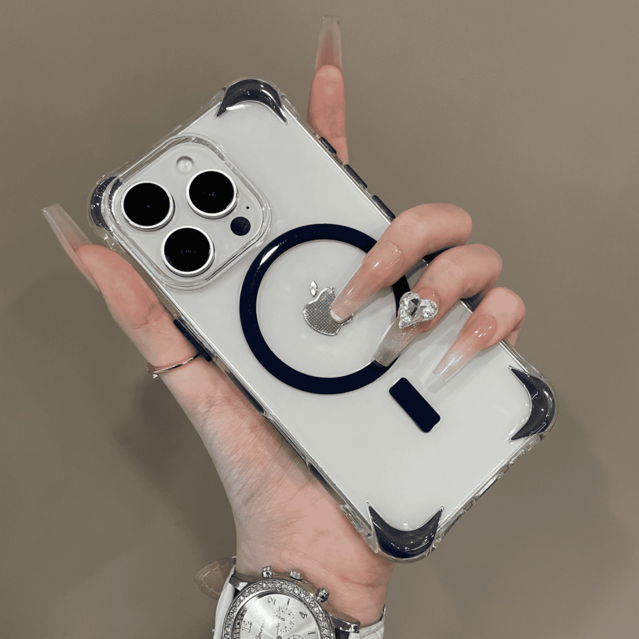 Four corner anti drop magnetic case for iPhone