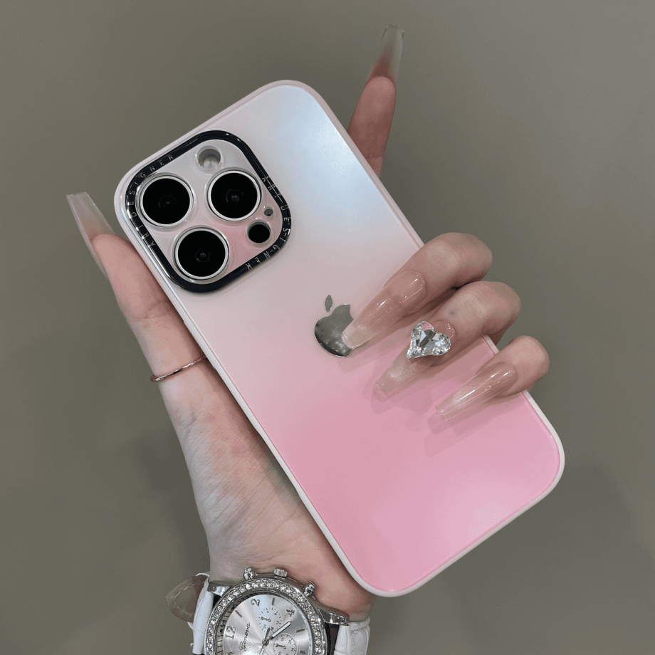 Gradient anti drop frosted case for iPhone