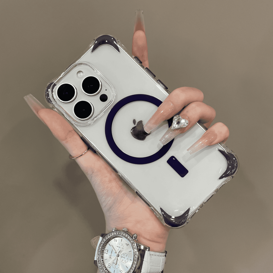 Four corner anti drop magnetic case for iPhone