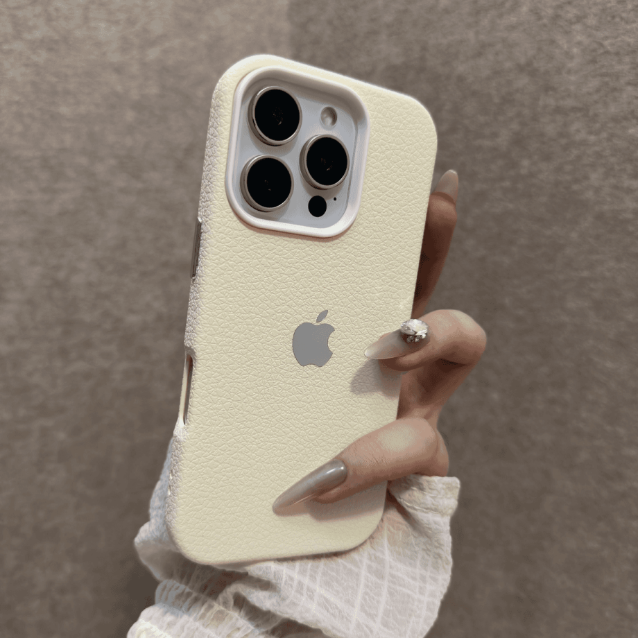 Advanced lychee patterned case for iPhone