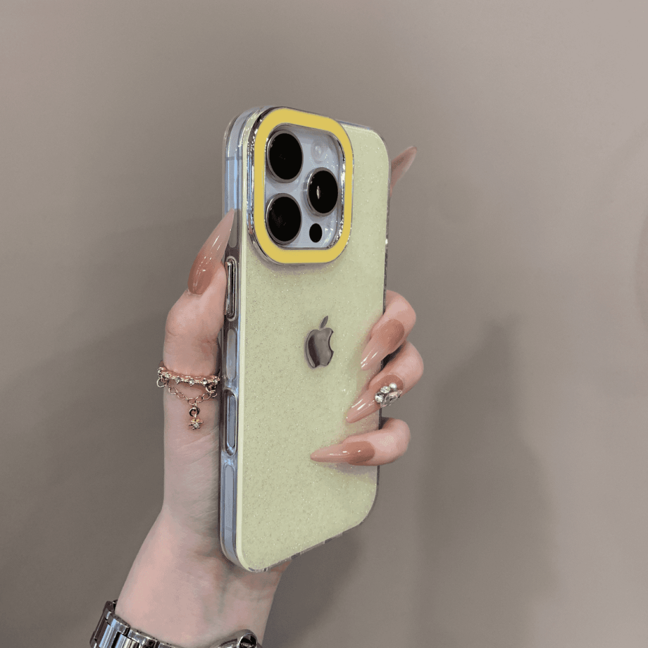 Flash powder electroplated case for iPhone
