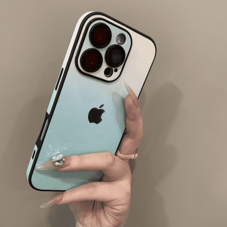 Gradient Color Lens‑Film All‑Inclusive iPhone Case