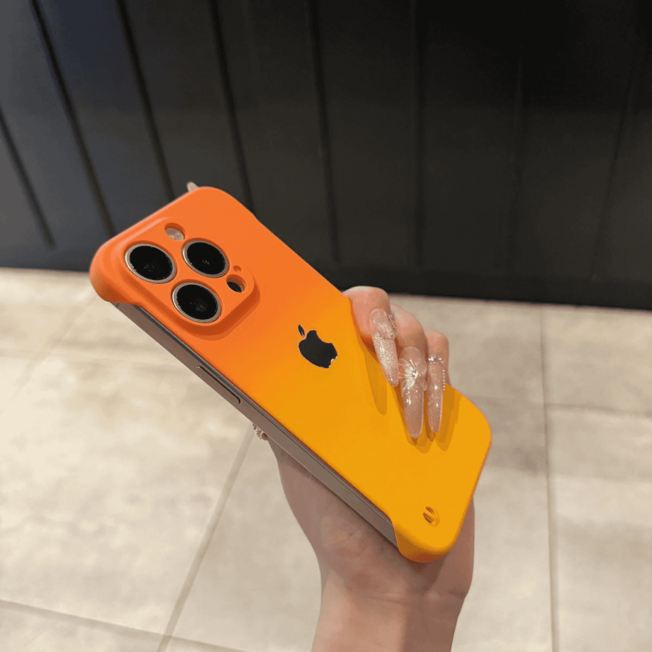 Gradient borderless case for iPhone