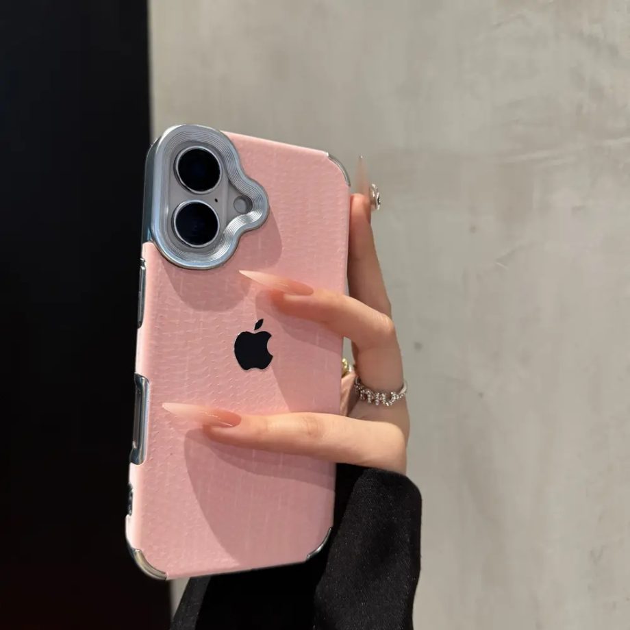 Meteor patterned electroplated case for iPhone