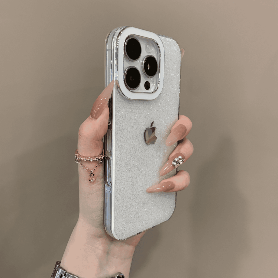 Flash powder electroplated case for iPhone