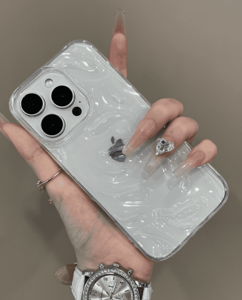 Pleated meteorite texture anti - drop phone case