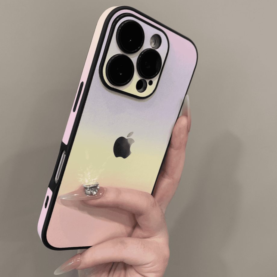 Gradient Color Lens‑Film All‑Inclusive iPhone Case