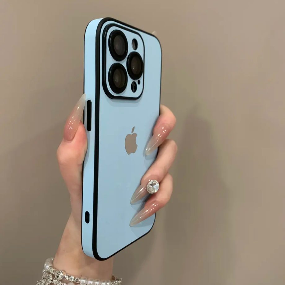 All inclusive lens protection leather case for iPhone