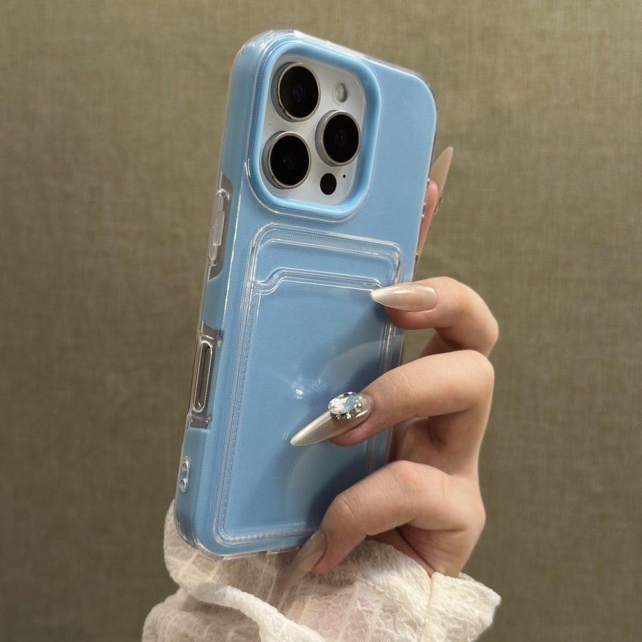 Dopamine color card photo pack case for iPhone